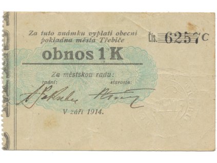 40776 40776 40776 trebic mesto 1 k zari 1914 silnejsi k hh 223 5 10m1
