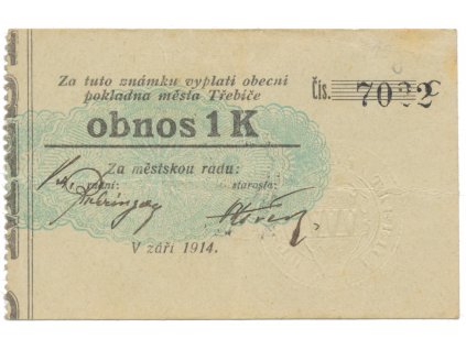 40803 40803 40803 trebic mesto 1 k zari 1914 silnejsi k rucne vz hh 223 5 10s1