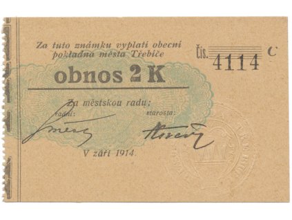 40848 40848 trebic mesto 2 k zari 1914 silnejsi k hh 223 5 11i1