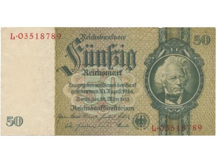 41274 nemecko 50 reichsmark 1933 valecna hej d6e