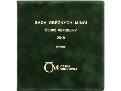 Ročníková sada mincí 2018 - Česká Republika, PROOF