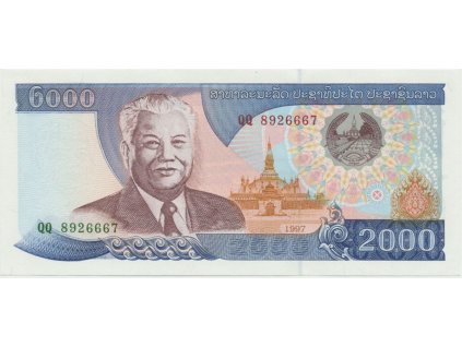 41691 41691 laos 2000 kip 1997 p 33a