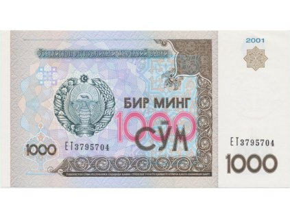 41799 41799 41799 uzbekistan 1000 sum 2001 p 82
