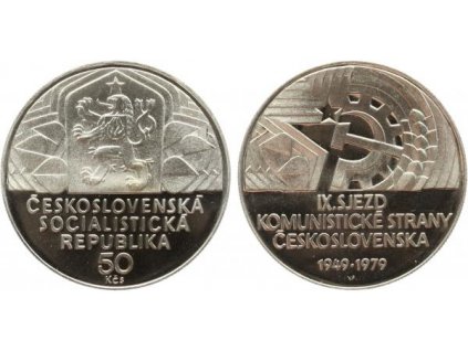 4188 50 kcs 1979 ix sjezd ksc proof