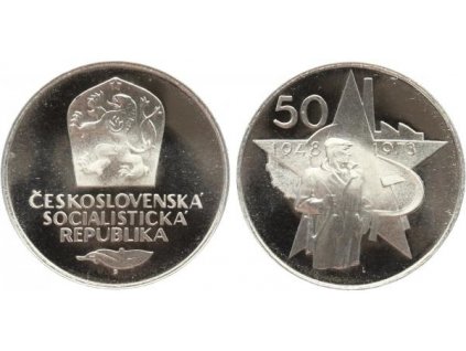 4191 50 kcs 1973 vitezny unor proof
