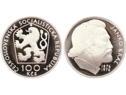 4224 4224 100 kcs 1976 janko kral proof