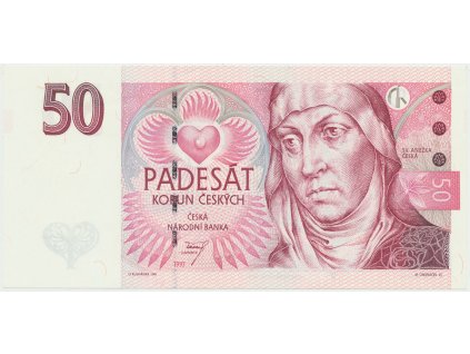 42312 ceska republika 50 koruna 1997 serie d hej cz21ad
