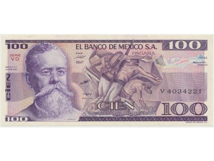 42471 42471 mexiko 100 pesos 1981 1982 p 74