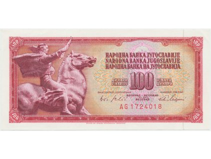 42630 42630 jugoslavie 100 dinara 1965 p 80c