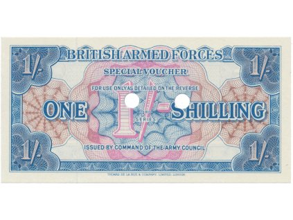 Velká Británie, 1 Shilling (1956), BAF - vojenské vydání, P.M26b