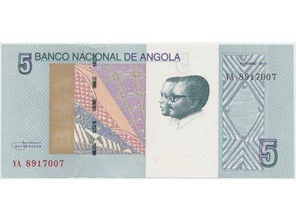 Angola, 5 Kwanzas 2012, P.151a