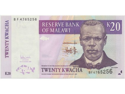 42897 42897 malawi 20 kwacha 2004 2009 p 52
