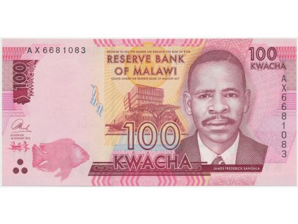 42906 42906 malawi 100 kwacha 2014 2020 p 65