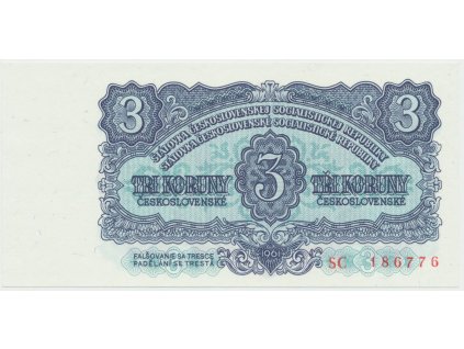 43149 43149 ceskoslovensko 3 koruna 1961 serie sc hej 98a