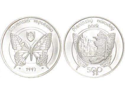 500 Sk 1997 - Pieninský národní park, bežná kvalita