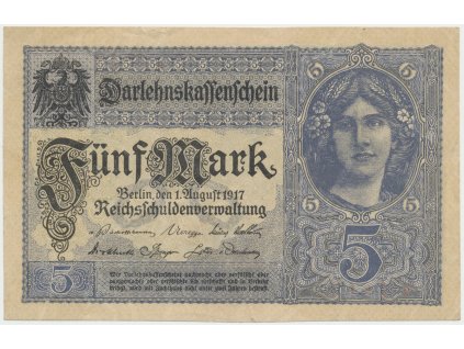 44262 44262 nemecko 5 mark 1917 8 mistny cislovac ro 54c