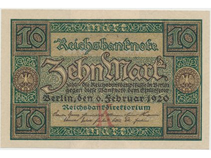 44298 44298 nemecko 10 mark 1920 7 mistny cislovac ro 63a