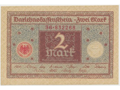 44304 44304 nemecko 2 mark 1920 ro 65a