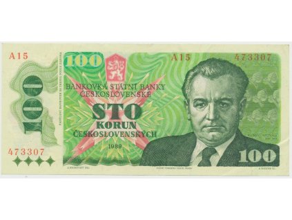 44892 44892 ceskoslovensko 100 koruna 1989 hej 110a