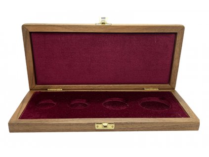 45093 45093 etue na zlate mince koruna ceska a karel iv drevo