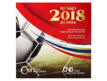 Ročníková sada mincí 2018 - MS ve fotbale, bk