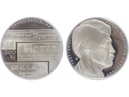 45405 200 kc 2021 karel havlicek borovsky proof