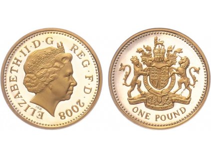 45417 45417 velka britanie one pound 2008