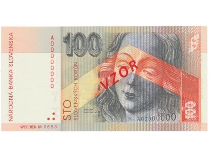 45621 45621 100 koruna 5 11 2004 a 00000000 nahradni serie a bankovni vzor hej sk43v1