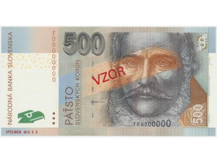 45627 45627 500 koruna 10 7 2006 f 00000000 bankovni vzor hej sk47v1