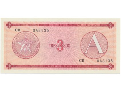 45813 45813 kuba 3 pesos 1985 serie a p fx2