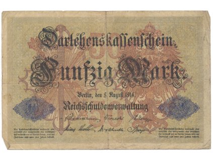 45897 45897 45897 nemecko 50 mark 1914 6 mistny cislovac ro 50a