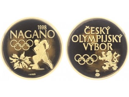 46500 46500 medaile 1998 oh nagano proof