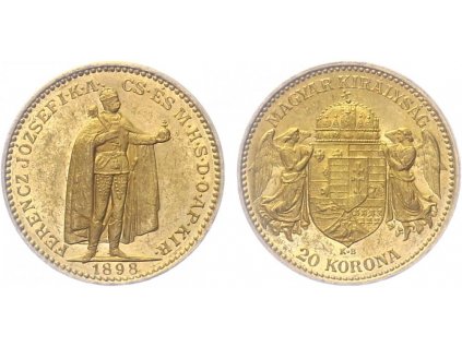 20 Koruna 1898 KB