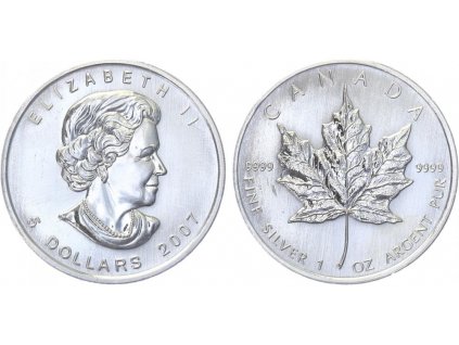 46812 kanada 5 dollars 2007 maple leaf