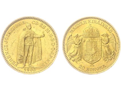 46899 46899 20 koruna 1908 kb