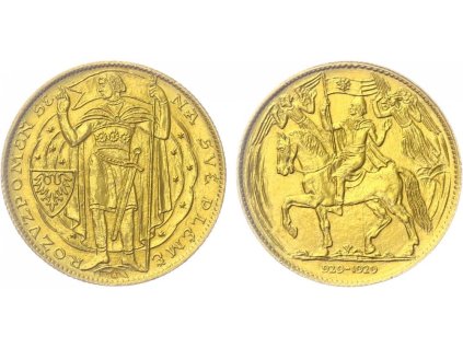 47076 47076 stredni medaile 1929 o spaniel milenium sv vaclava 929 1929