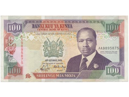 47184 47184 kena 100 shilingi 1989 p 27a