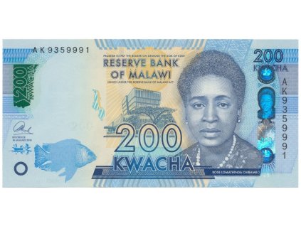 Malawi, 200 Kwacha 2014~2020, P.65A