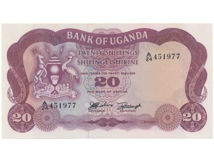 47277 47277 uganda 20 shillings 1966 p 3a