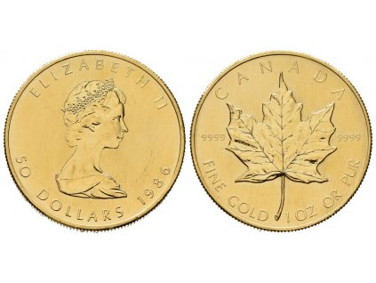 Kanada, 50 Dollars 1986 - Maple Leaf