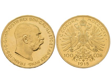 47481 47481 rakousko uhersko 100 koruna 1915 novorazba au 0 900 33 875 g