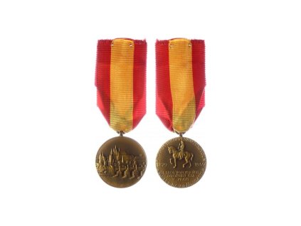 Pamětní medaile I. sboru vojenských záložníků ČSR v Praze z roku 1959