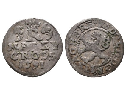 Malý groš 1591, Rudolf II.
