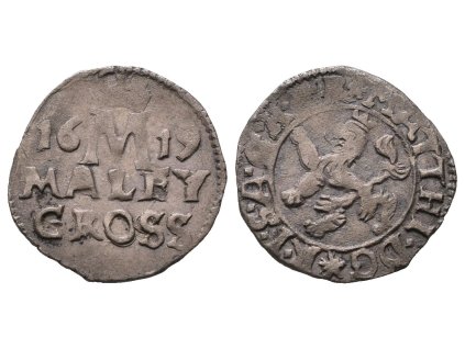 Malý groš 1619, Rudolf II.