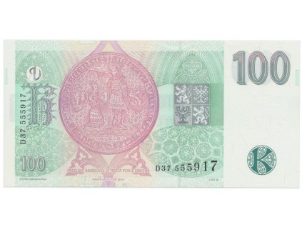 48270 ceska republika 100 koruna 1997 serie d hej cz22ad