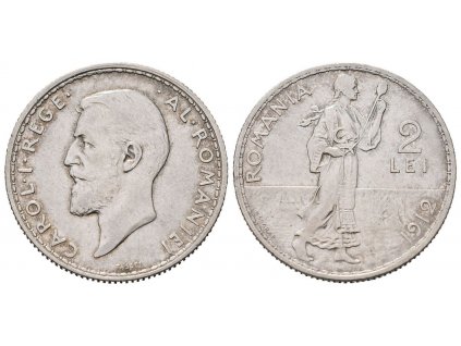 48342 rumunsko 2 lei 1912