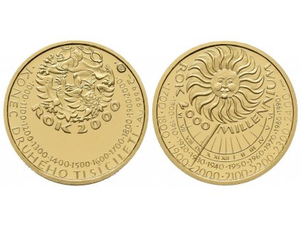 48393 48393 medaile 2000 k uvitani roku 2000