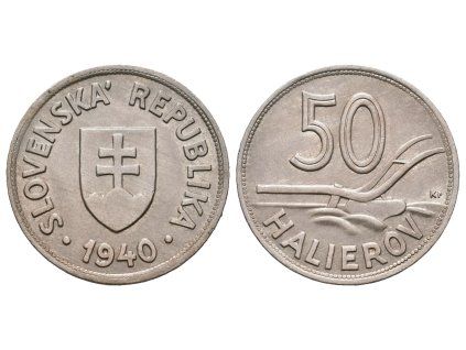 50 Haléř 1940, vzácný