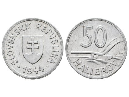 48474 48474 50 haler 1944 vzacny