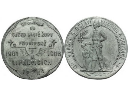Lipkovice - Upomínka na sjezd hasičské župy Podřipské